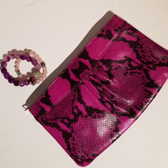 Purple Python Clutch - Picture 2 of 2